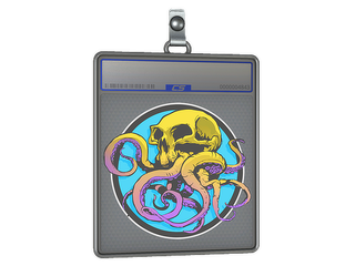 Sticker Slab | Sunset Ocean Tentaskull