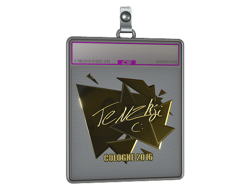 Sticker Slab | TENZKI (Gold) | Cologne 2016