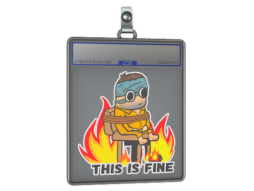 Sticker Slab | This Is Fine
