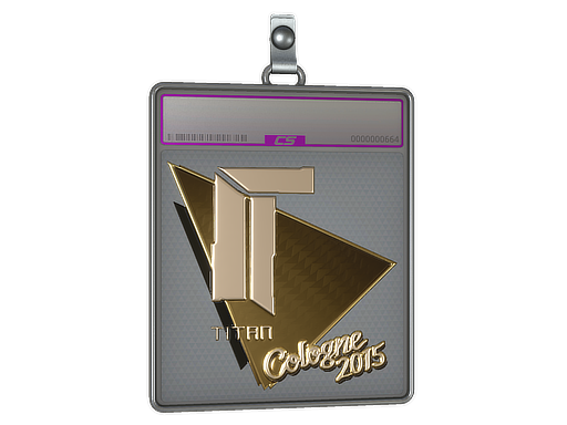 Sticker Slab | Titan (Gold) | Cologne 2015