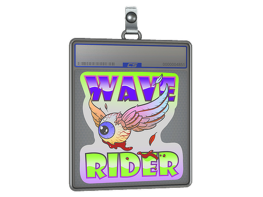 Sticker Slab | Toxic Wave Rider - CS2 Sticker