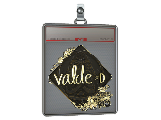 Sticker Slab | v4lde (Gold) | Rio 2022