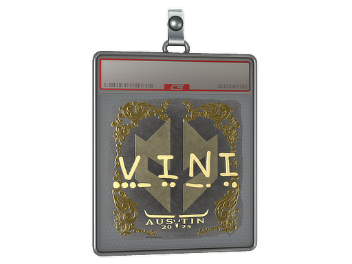Sticker Slab | VINI (Gold) | Austin 2025