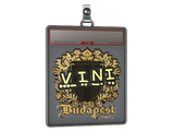 Sticker Slab | VINI (Gold) | Budapest 2025