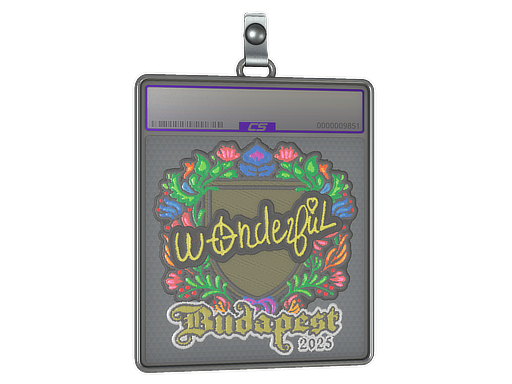 Sticker Slab | w0nderful | Budapest 2025
