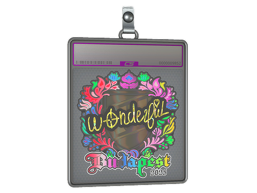 Sticker Slab | w0nderful | Budapest 2025