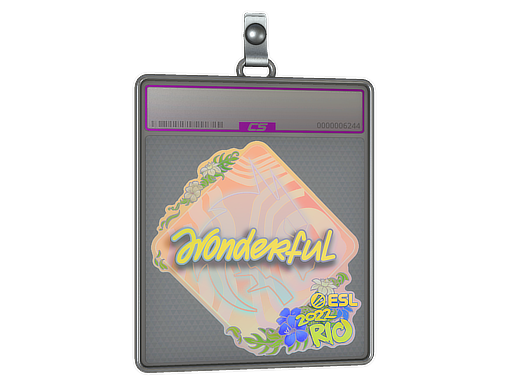 Sticker Slab | w0nderful | Rio 2022 - CS2 Sticker