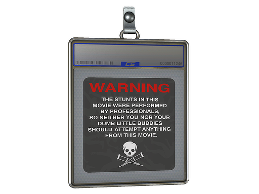 Sticker Slab | WARNING - CS2 Sticker