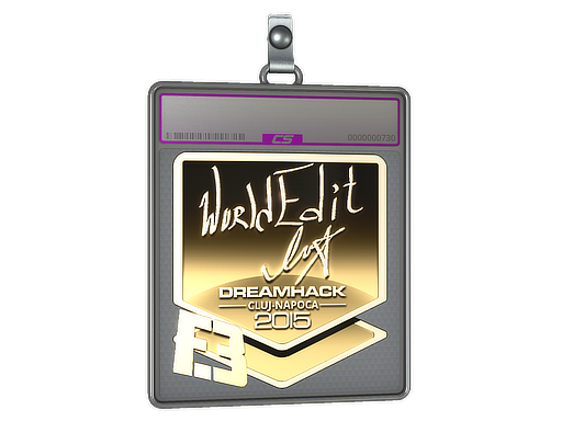 Sticker Slab | WorldEdit (Gold) | Cluj-Napoca 2015