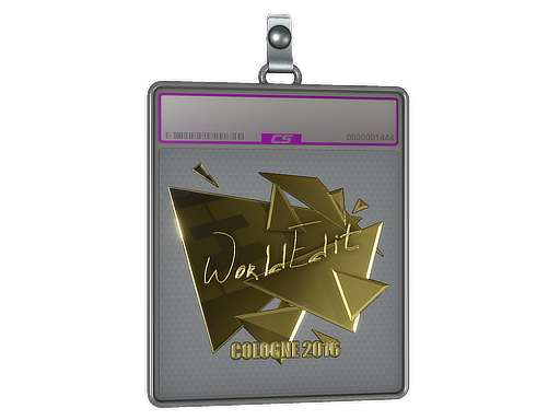 Sticker Slab | WorldEdit (Gold) | Cologne 2016