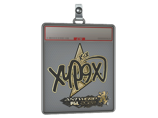 Sticker Slab | Xyp9x (Gold) | Antwerp 2022