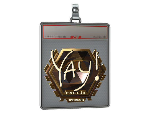 Sticker Slab | yay | London 2018 - CS2 Sticker