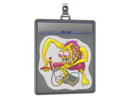 Sticker Slab | Yellow Bombster - CS2 Sticker
