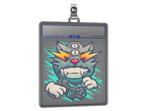 Sticker Slab | Zap Cat