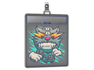 Sticker Slab | Zap Cat