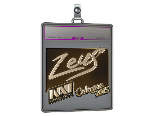 Sticker Slab | Zeus | Cologne 2015