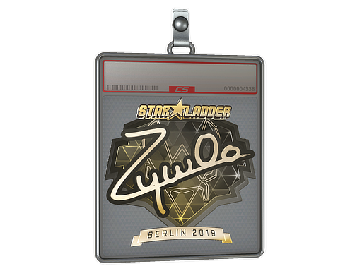 Sticker Slab | ZywOo (Gold) | Berlin 2019