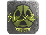 Artwork for Sticker | slaxz- (Foil) | Austin 2025