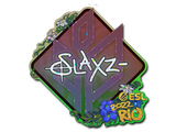 Artwork for Sticker | slaxz- (Glitter) | Rio 2022