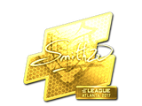 Artwork for Sticker | SmithZz (Gold) | Atlanta 2017