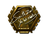 Artwork for Sticker | SmithZz (Gold) | London 2018