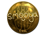 Artwork for Sticker | smooya (Gold) | Katowice 2019