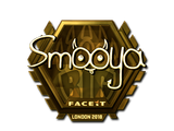 Sticker | smooya (Gold) | London 2018