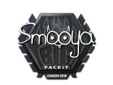 Artwork for Sticker | smooya | London 2018