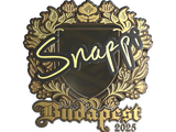 Artwork for Sticker | Snappi (Gold) | Budapest 2025