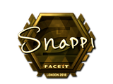 Sticker | Snappi (Gold) | London 2018
