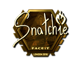 Sticker | snatchie (Gold) | London 2018