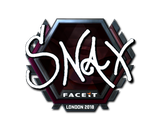 Artwork for Sticker | Snax (Foil) | London 2018