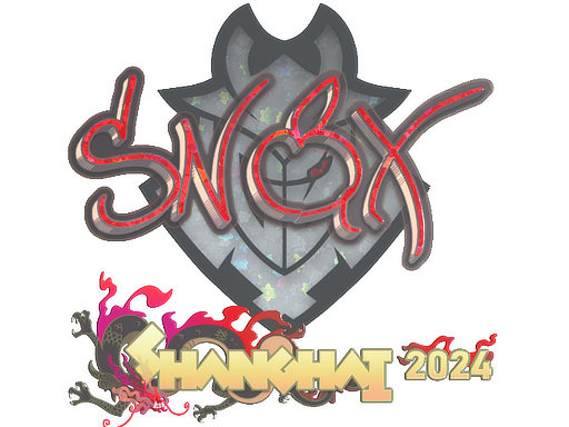 Sticker | Snax (Glitter) | Shanghai 2024