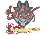 Artwork for Sticker | Snax (Glitter) | Shanghai 2024