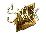 Artwork for Sticker | Snax (Gold) | Boston 2018