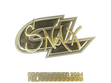 Artwork for Sticker | Snax (Gold) | Copenhagen 2024