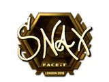 Artwork for Sticker | Snax (Gold) | London 2018