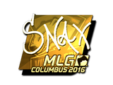 Artwork for Sticker | Snax (Gold) | MLG Columbus 2016