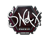 Artwork for Sticker | Snax | London 2018
