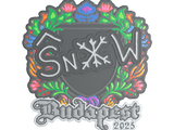 Artwork for Sticker | snow (Embroidered) | Budapest 2025