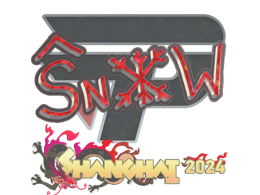 Sticker | snow (Glitter) | Shanghai 2024