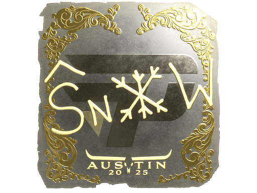 Sticker | snow | Austin 2025