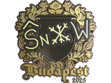 Artwork for Sticker | snow (Gold) | Budapest 2025