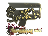 Artwork for Sticker | snow (Gold) | Shanghai 2024