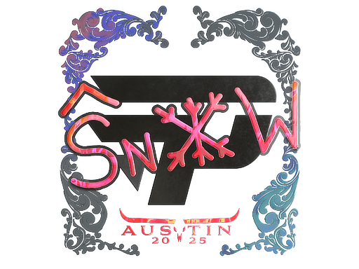 Sticker | snow | Austin 2025