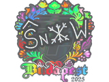 Artwork for Sticker | snow (Holo) | Budapest 2025
