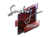 Artwork for Sticker | somebody (Foil) | Boston 2018