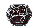 Artwork for Sticker | somebody (Foil) | London 2018