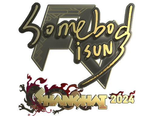 Sticker | somebody | Shanghai 2024