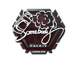 Artwork for Sticker | somebody | London 2018